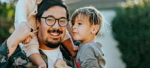 Man with Children