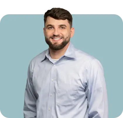 Male financial advisor smiling